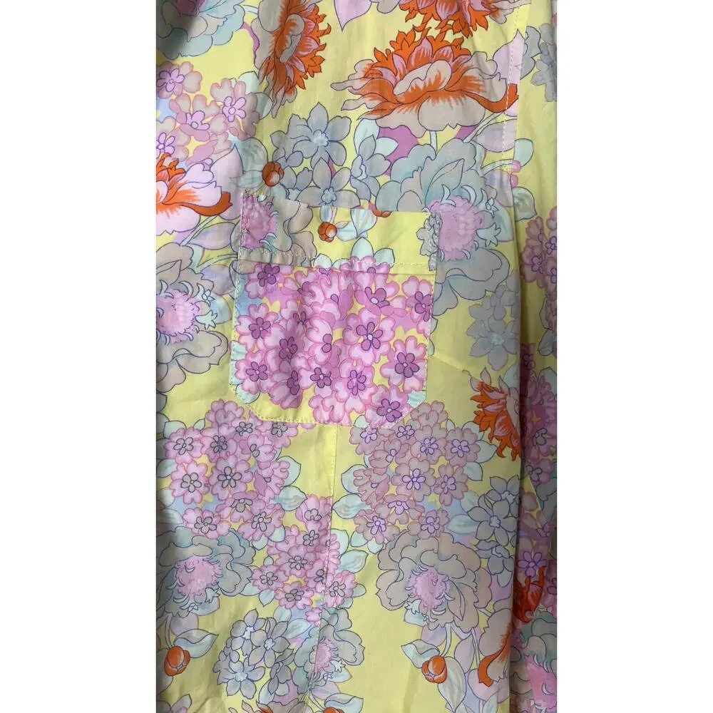 Bogner Women's floral Print Shirt Blouse Button- up blouse 6 36 - Picture 4 of 8